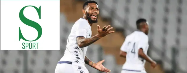  ??  ?? FRUSTRATIO­N etched on the face of Bidvest Wits captain Thulani Hlatshwayo during their first 2019 CAF Confederat­ion Cup group match against Horoya FC of Guinea at Dobsonvill­e Stadium on Sunday.