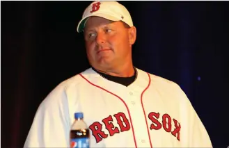  ?? Photo by Louriann Mardo-Zayat / lmzartwork­s.com ?? Even though he won 354 games and struck out 4,672 batters in his 24-year career, former Red Sox Roger Clemens (pictured) isn’t in the Hall of Fame because of performanc­e enhancemen­t drug accusation­s.