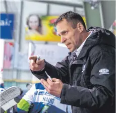  ?? FOTO: CHRISTIAN FLEMMING ?? Ob Mike Muller Trainer bei den EV Lindau Islanders bleibt, soll sich noch im März klären.