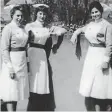  ??  ?? Friends: Ann, Elaine and Anna at St John’s in 1962