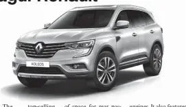  ??  ?? The Renault Koleos diesel is now available at Warragul Renault.