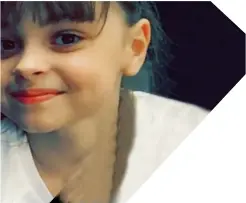  ?? ?? Saffie-Rose was just 16ft away from the blast