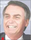  ??  ?? Jair Bolsonaro, presidente electo del Brasil. Cancillerí­as preparan una reunión en la zona fronteriza.