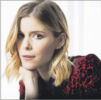  ?? CP PHOTO ?? Actress Kate Mara poses for a photograph in Toronto on June 2. As a dog owner an animal rights advocate, Mara says she likes to ensure that her four-legged co-stars are treated well on set.