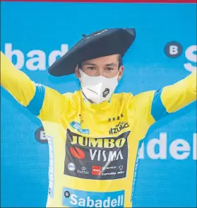  ?? FOTO: ITZULIA ?? Primoz Roglic sucede a Ion Izagirre en el palmarés de la Itzulia