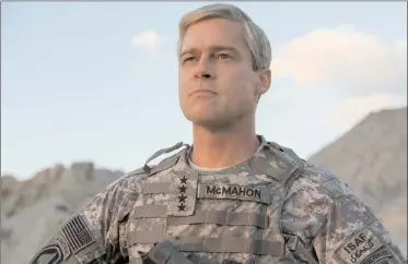  ?? Francois Duhamel - Netflix ?? Brad Pitt in "War Machine."