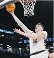  ?? MARY ALTAFFER, THE ASSOCIATED PRESS ?? UConn centre Donovan Clingan had 14 blocks against Northweste­rn in their second-round game last Sunday.