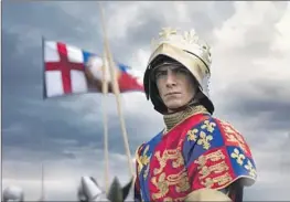  ?? Graeme Hunter IFC Films ?? A BRITON searches for the truth about Richard III after seeing Shakespear­e’s play in “The Lost King.” Above, Harry Lloyd stars as an apparition of Richard III.