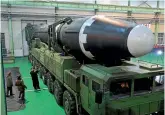  ??  ?? North Korea has carried out seven longrange missile tests and one undergroun­d nuclear explosion so far this year.