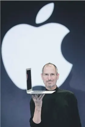  ?? Picture: Getty Images ?? ICONIC. Former Apple CEO and co-founder Steve Jobs, pictured here in 2008, died in 2011 from cancer. He is credited, along with Steve Wozniak, with marketing the world’s first personal computer.