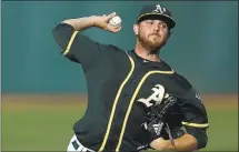  ?? BEN MARGOT — ASSOCIATED PRESS ?? Paul Blackburn has had three quality starts and is making a case to stick with the A’s, no matter what happens at the trade deadline.