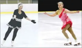  ?? Photo contribute­d ?? Henrietta Penney, left, and Maureen Barnes perform during a recent figure skating event.