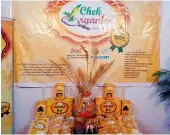  ?? — DC ?? Chekoti Bio Organic puts its products on display at its office.