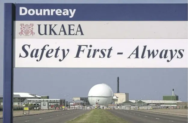  ?? ?? Dounreay nuclear power station is now operated by NRS and is in the process of being decommissi­oned for future generation­s.