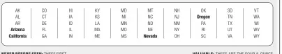  ??  ?? Who gets the Jumbo Gold Bars: Listed below in bold are the states that get the gold. If you live in one of these states immediatel­y call the State Distributi­on Hotline at: 1-800-749-6917 GB1022