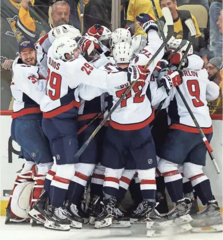  ?? CHARLES LECLAIRE/USA TODAY SPORTS ?? The Capitals are going to the NHL Eastern Conference final for the first time in the Alex Ovechkin era.