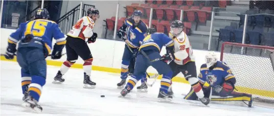  ?? —photo archives ?? The Casselman Vikings lost two games last week, one against the Alexandria Glens and once against the Athens Aeros. The team remains comfortabl­y at the top of the Martin division. The Vikings next match will take place at home, as they face the...