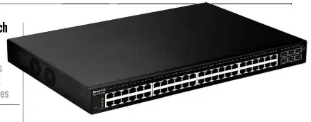  ??  ?? ABOVE The P2500 can drive up to 44 PoE devices at once