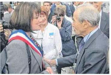  ?? Pierre
Nathalie ?? Nathalie Pierre, maire de La Ferté-sous-Jouarre avec Robert Badinter le 9 septembre 2013.