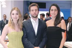  ??  ?? Beatriz Asilis, Luis José Asilis y Nicole Aja de Asilis.