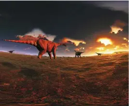  ?? EFE ?? Fotograma de la película «Dinosaurio­s»