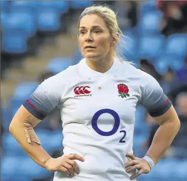  ?? Picture: Paul Donovan ?? Medway’s Rachael Burford in England colours