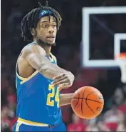  ?? Rick Scuteri Associated Press ?? JALEN HILL knew he had to give up playing basketball at UCLA to address his anxiety and depression.