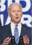  ??  ?? Messages to Joe Biden spoke of shared goals and visions
