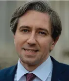  ??  ?? Stance: Minister Simon Harris