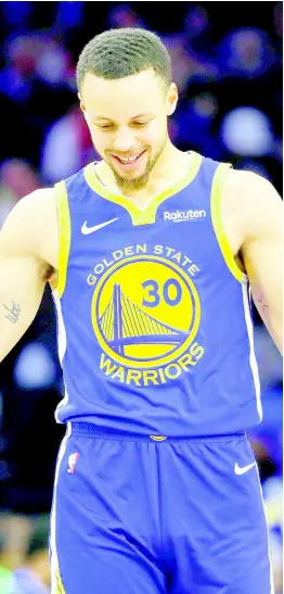  ??  ?? Golden State Warriors’ Stephen Curry