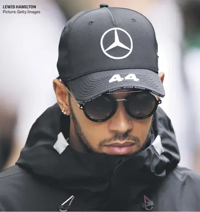  ?? Picture: Getty Images ?? LEWIS HAMILTON