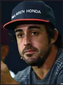  ??  ?? Fernando Alonso says he puts quality of life above his F1 career nowadays