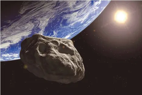  ?? FOTOS (3): AIRBUS/NEOSHIELD-2 ?? Mehr als hunderttau­send erdnahe Asteroiden und Kometen besitzen das Potenzial, auf der Erde einzuschla­gen, doch bislang wurden mit allen auf der Erde verfügbare­n Teleskopen nur rund 15 Prozent davon entdeckt.