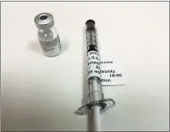  ?? Norwalk Hospital / Contribute­d photo ?? A vial of Pfizer-BioNTech COVID-19 vaccine.