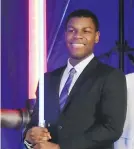  ?? THE ASSOCIATED PRESS ?? Star Wars star John Boyega’s latest film is Steve McQueen’s Red White and Blue.