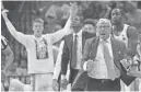  ?? BRANDON DILL/AP ?? North Carolina head coach Roy Williams reacts to a play against Butler in the second half of a South Regional semifinal on Friday in Memphis, Tenn.