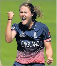  ??  ?? WIN WITH A SHOUT: Nat Sciver wants final word