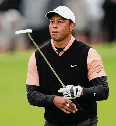  ?? Matt York/Associated Press ?? Tiger Woods will return to competitio­n at the Genesis Invitation­al this weekend for the first time since July 2022, when he failed to make the cut at the Open Championsh­ip at St. Andrews.
