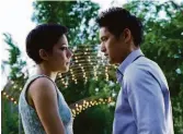  ??  ?? Kina Grannis and Harry Shum Jr. star in the miniseries “Single by 30.”