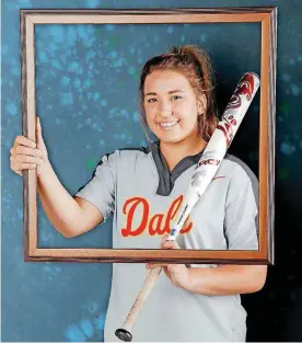  ?? [PHOTO BY DOUG HOKE, THE OKLAHOMAN] ?? Dale’s Dani Manning is The Oklahoman’s All-City Player of the Year. She hit 41 home runs and drove in 103 while leading her team to a second-straight state title.