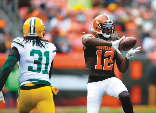  ?? PHOTO D’ARCHIVES USA TODAY ?? Josh Gordon ratera le début du camp d’entraîneme­nt des Browns afin de se concentrer sur sa santé mentale et physique.