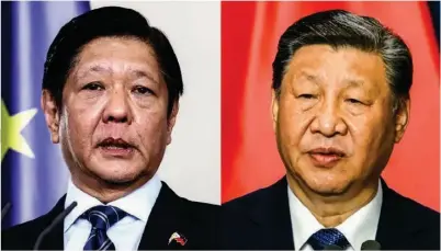  ?? ?? President Ferdinand Marcos Jr and China President Xi Jinping