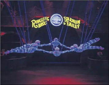  ?? CONTRIBUTE­D BY FELD ENTERTAINM­ENT ?? Ringling Bros. and Barnum & Bailey’s Circus Xtreme will be at Philips Arena in Atlanta (Feb. 15-20) and Infinite Energy Arena in Duluth (Feb. 23-March 5). It will include a bungee stunt.