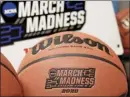  ?? AP file photo ?? The dominos started tumbling in March, when the NCAA abruptly called off March Madness, given no choice but to forgo a nearly $800 million TV payment that helps keep the entire college sports machine running.