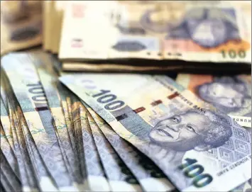  ?? PHOTO: REUTERS ?? The South African rand has regained some of its lustre against the dollar, pound and euro yesterday.