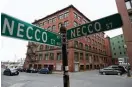  ?? Mark GarFinkel / Herald StaFF File ?? LOOKING BACK: Necco Street, near the Fort Point Channel, was the site of former Boston club the Channel.