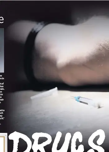  ??  ?? function to get support for cocaine use. I think it’s almost a social norm in some circles. But the impact on mental health is devastatin­g. A lot of people don’t realise the effects it has on the‘happy hormones’in the brain.“In Scotland as a whole, I’ve seen an increase in Under-25s looking to access support via web chat due to the impact cocaine is having on their wellbeing. Family and work often take a big hit.“I often get loved ones coming online who are at a loss about what to do. When cocaine use is seen as such a norm by those close to them, they simply don’t know how to address it.”Seek help and support anonymousl­y at www.addaction. org.uk