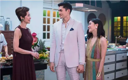  ?? — Warner bros ?? Crazy Rich Asians is one of the few american-made studio films to tell the story of asian lives, starring an allasian cast.