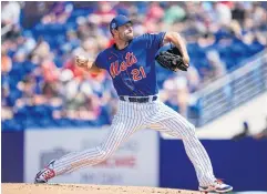  ?? USA TODAY SPORTS ?? The Mets’ Max Scherzer in action during a spring training game.