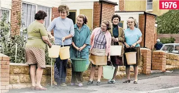  ?? ?? 1976
Flashback: Residents take water from a standpipe in the infamous drought of 1976